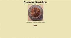 Desktop Screenshot of monedas-bimetalicas.com