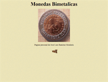 Tablet Screenshot of monedas-bimetalicas.com